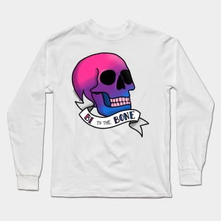 Bi to the Bone Bisexual Pride Long Sleeve T-Shirt